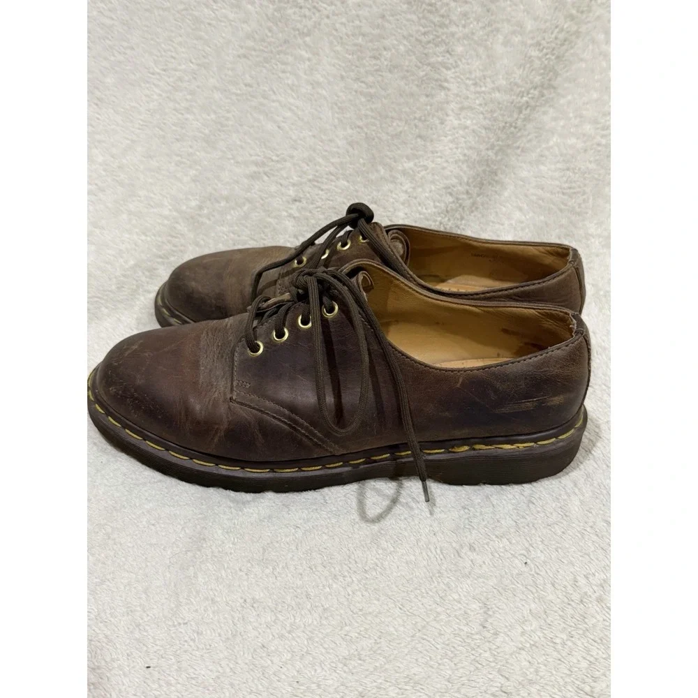 Vtg Doc Martens 1561/59 Oxford Shoes Brown Men's Size 11 Leather England